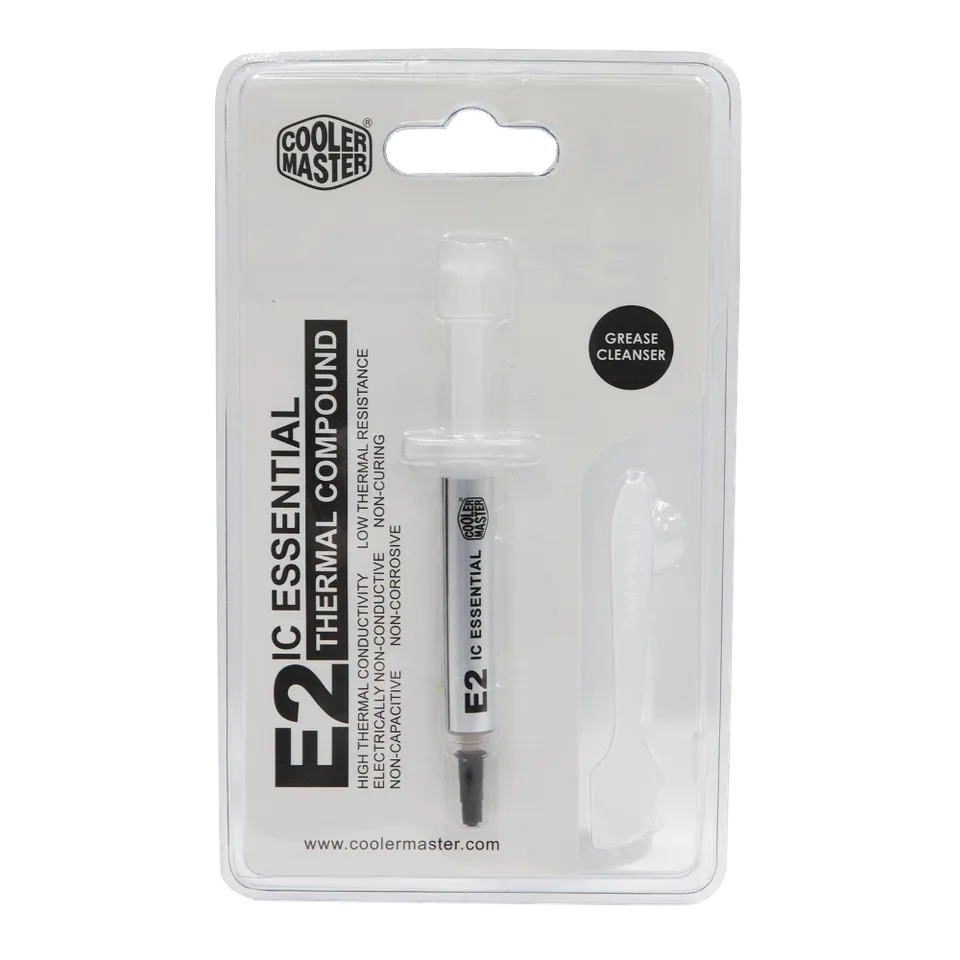 Cooler Master IC-Essential E2 Thermal Paste 'High Thermal Conductivity, Gold Edition, 1.5ml' RG-ICE2-TA15-R1 Cooler Master IC-Essential E2 Thermal Paste 'High Thermal Conductivity, Gold Edition, 1.5ml' RG-ICE2-TA15-R1